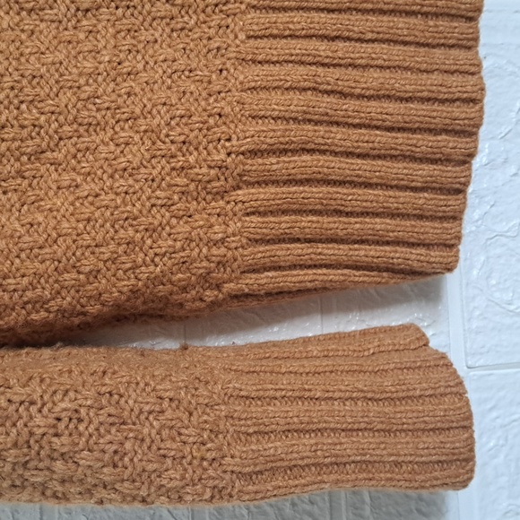 Eddie Bauer Women's Wool Cable Fable Cardigan Sweater PS - Picture 7 of 8